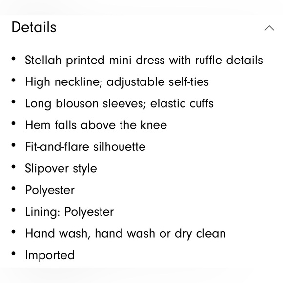 Stellah Floral dress size large NWT READY FOR FALL DRESS - Picture 7 of 7